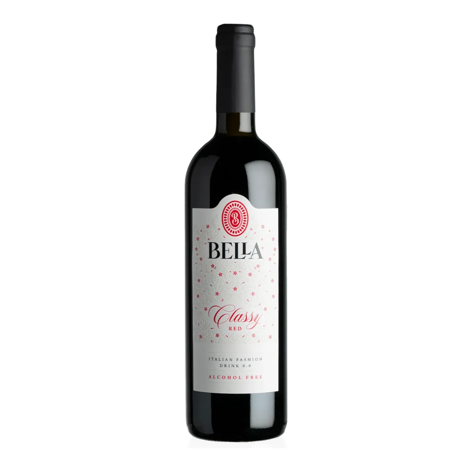 Bella rode Italiaanse wijn zonder alcohol °0 - 0,75L
