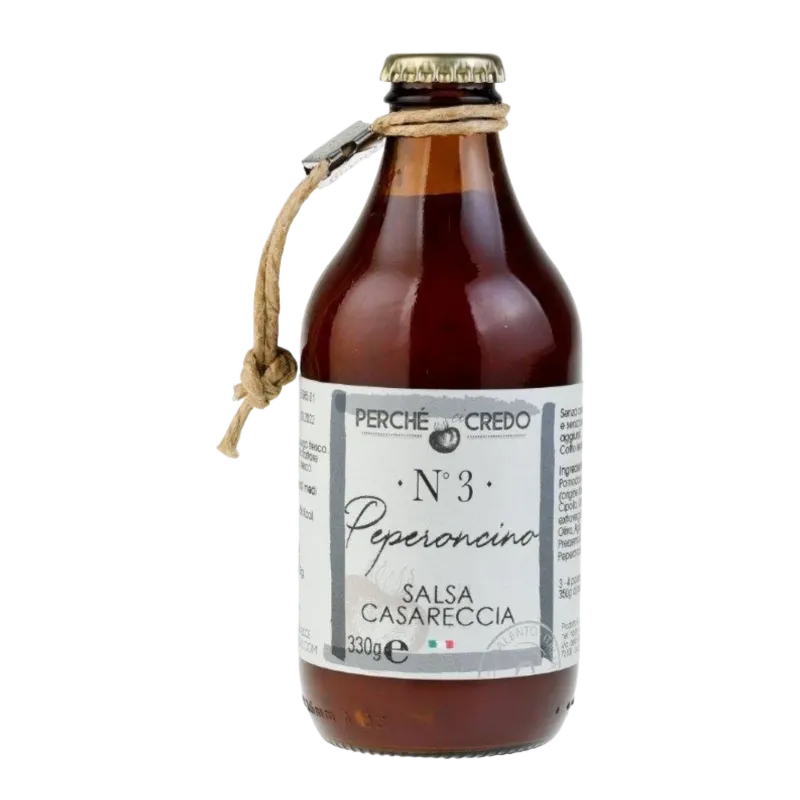 Perche Ci Credo tomatensaus N°3 chili/peperoncino 330g
