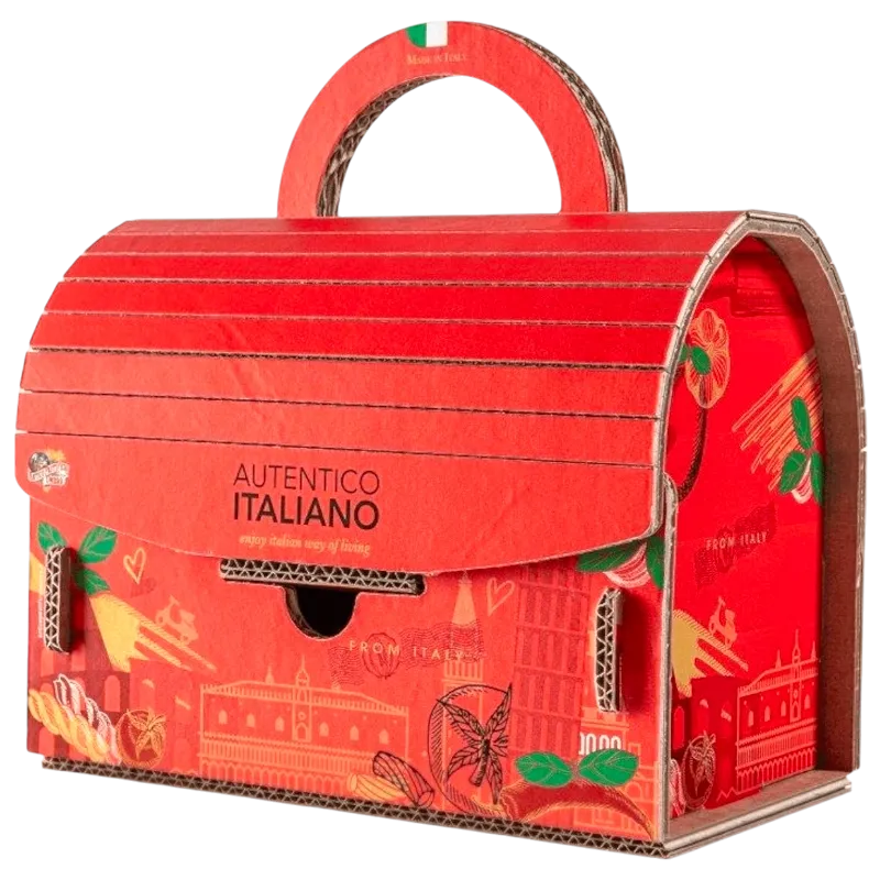 Bella Italia Giftset Xl Pasta Koffertje Rood 1280G