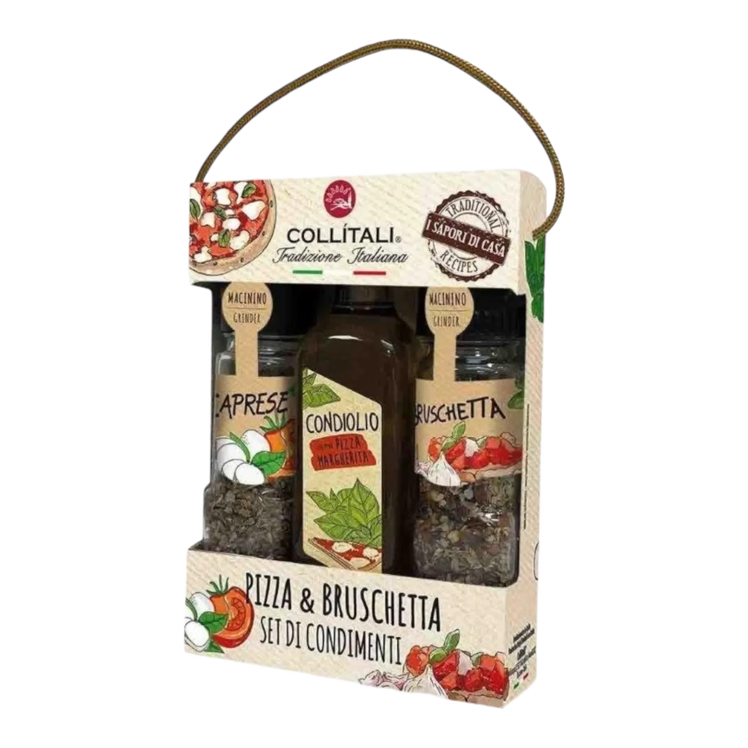 pizza &amp; bruschetta set 20g+13g+100ml