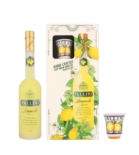 Limoncello Pallini 26% - 50cl Gift pack + 1 Cup