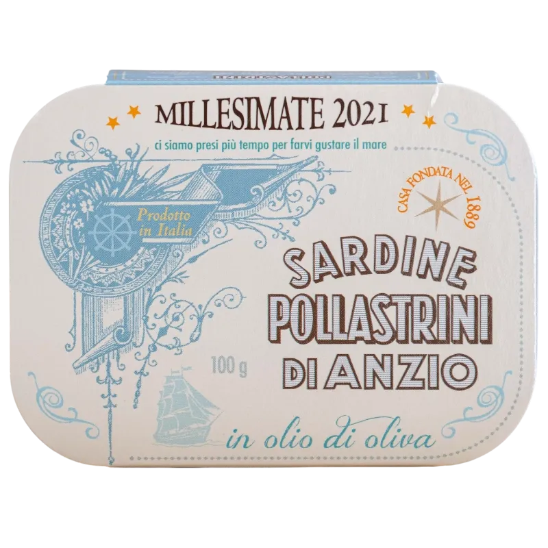 Sardine all&#39;Olio di Oliva Millesimate 100gram