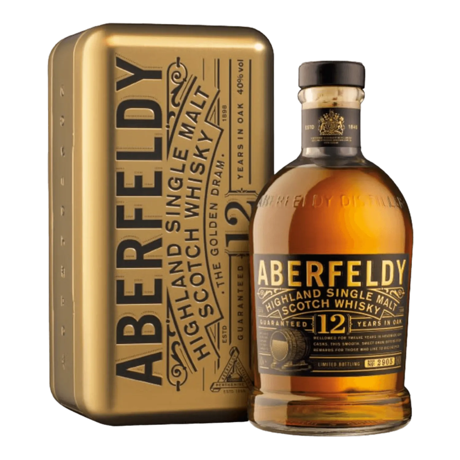 Aberfeldy 12 Years Gold Bar 40° - 0.7L