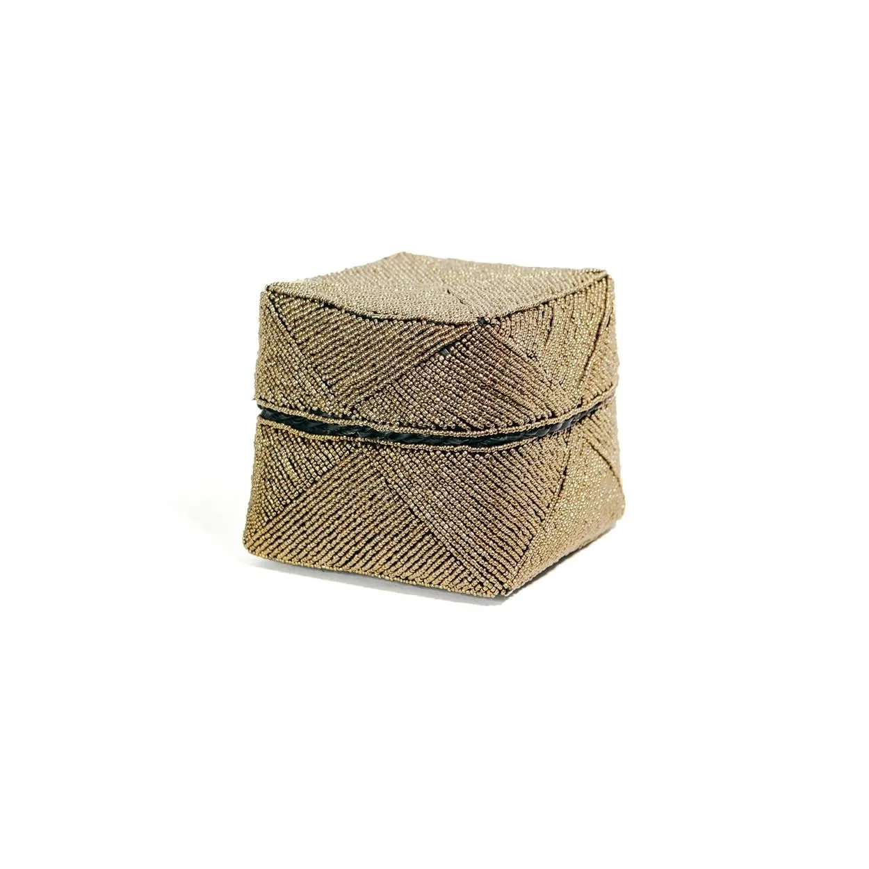 The Beaded Basket - Gold - SET3