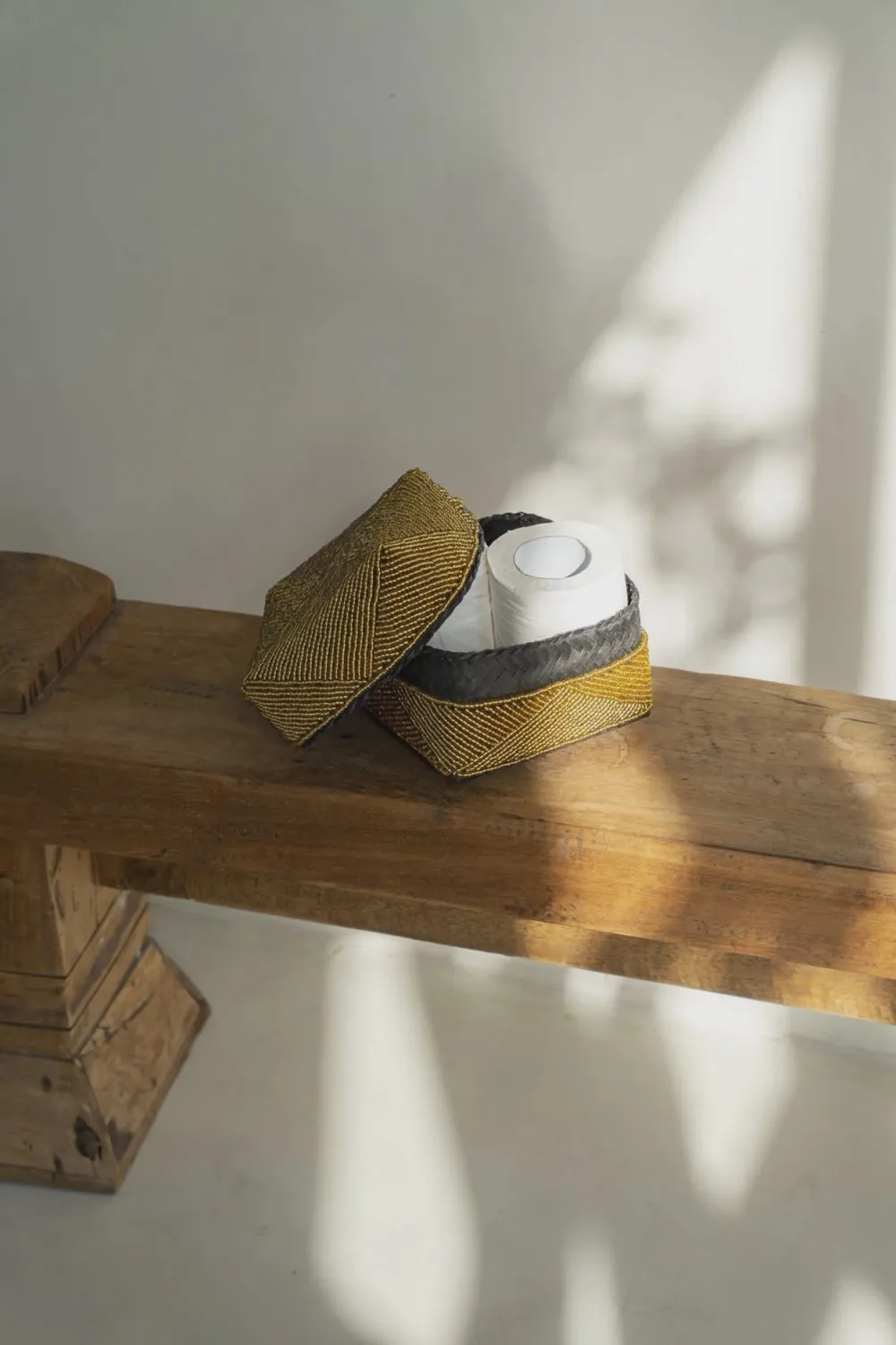 The Beaded Basket - Gold - SET3