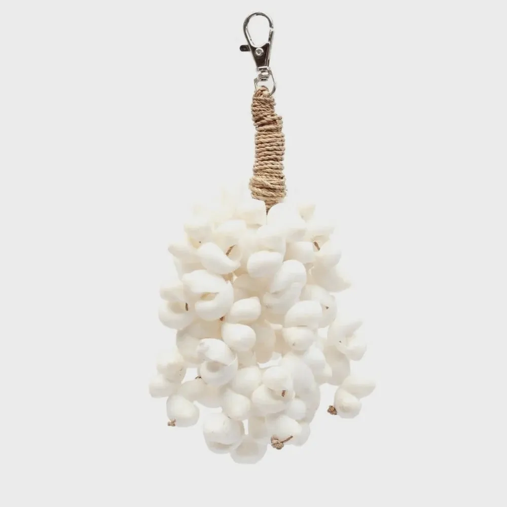 The Kai Shell Keychain - White