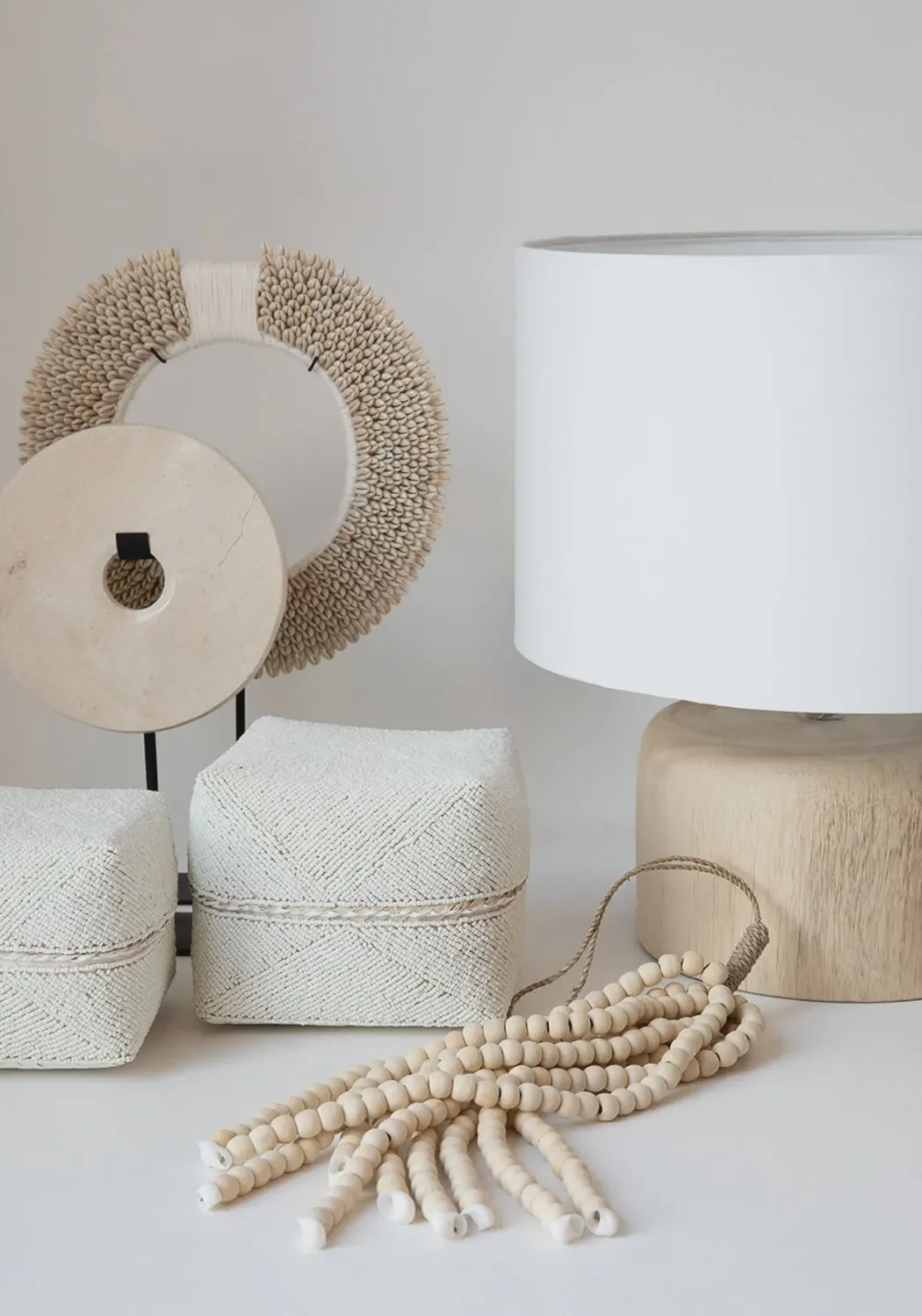 The Wooden Beads Tassel - Natural