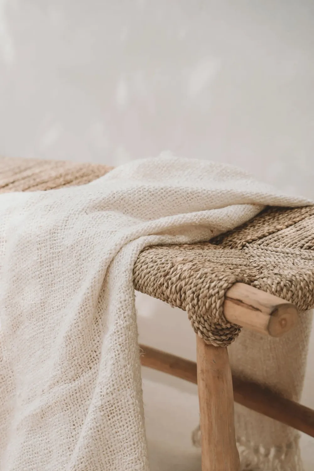 The Porto Seagrass Bench - Natural