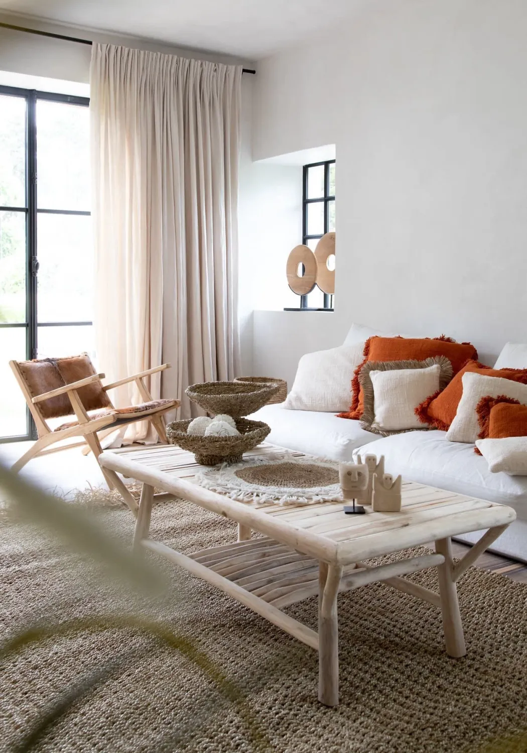 The Raffia Fringed Carpet - Natural 180x240