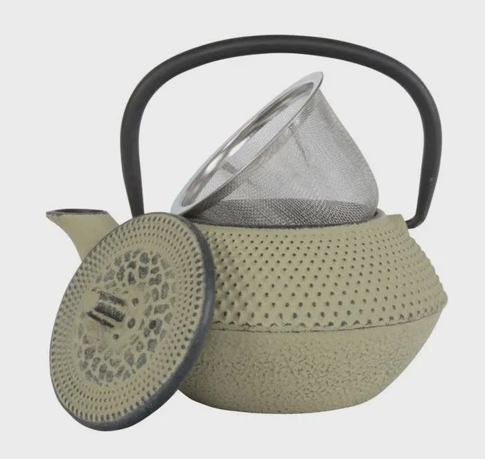Arare theepot 0,35 ltr, grijsgroen
