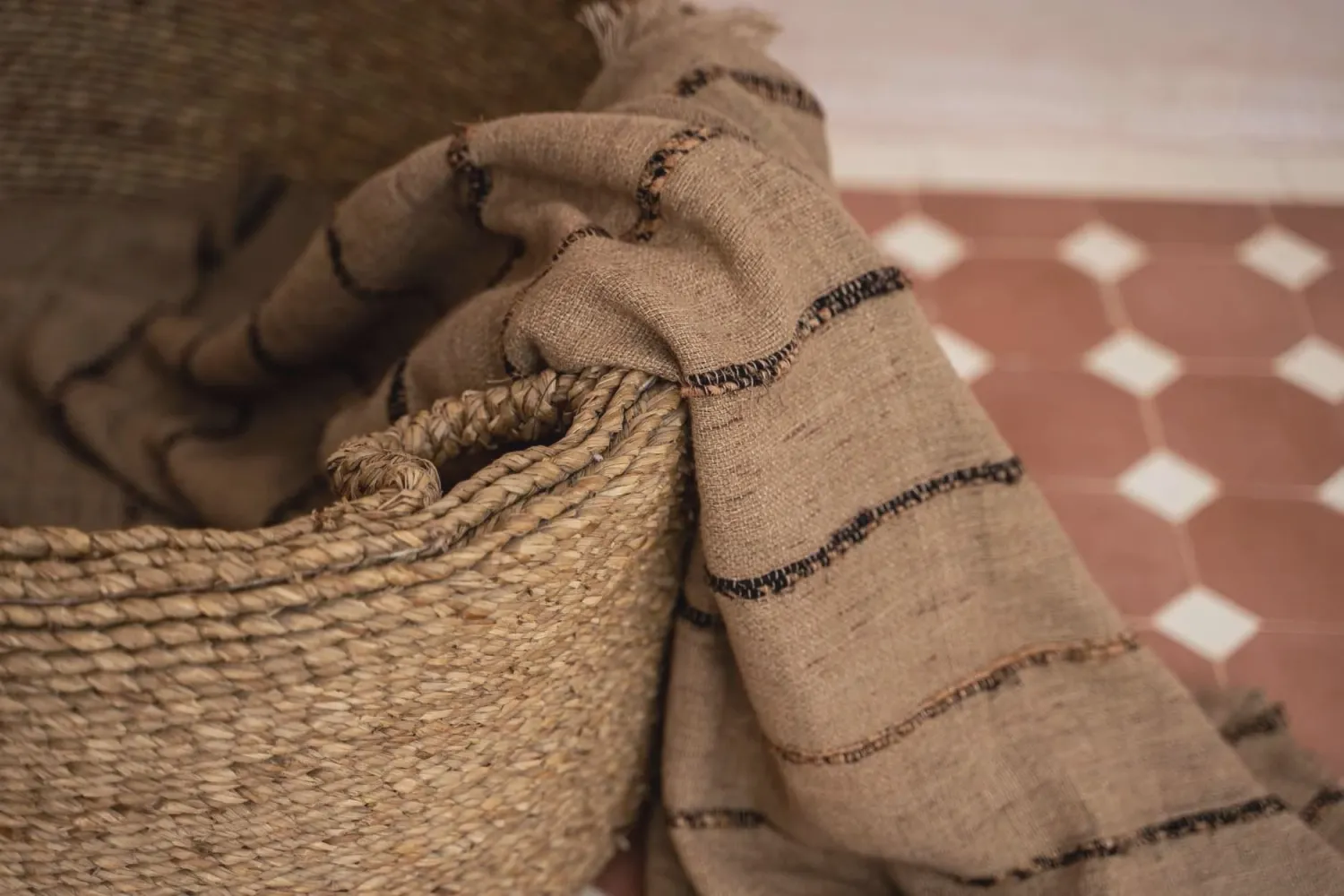 Les Quatre Mains Baskets - Natural - SET3