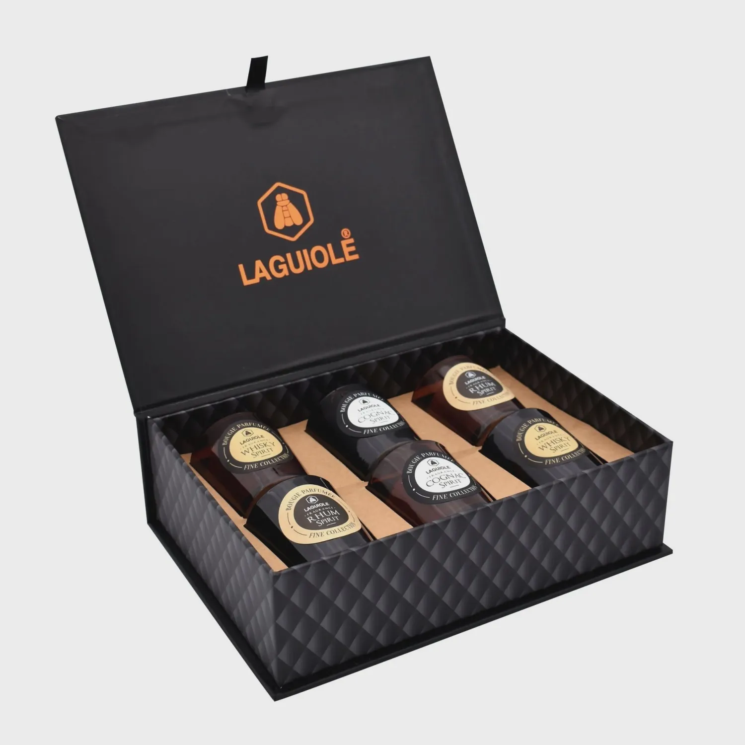 Laguiole Doos met 6 geurkaarsen 30 g