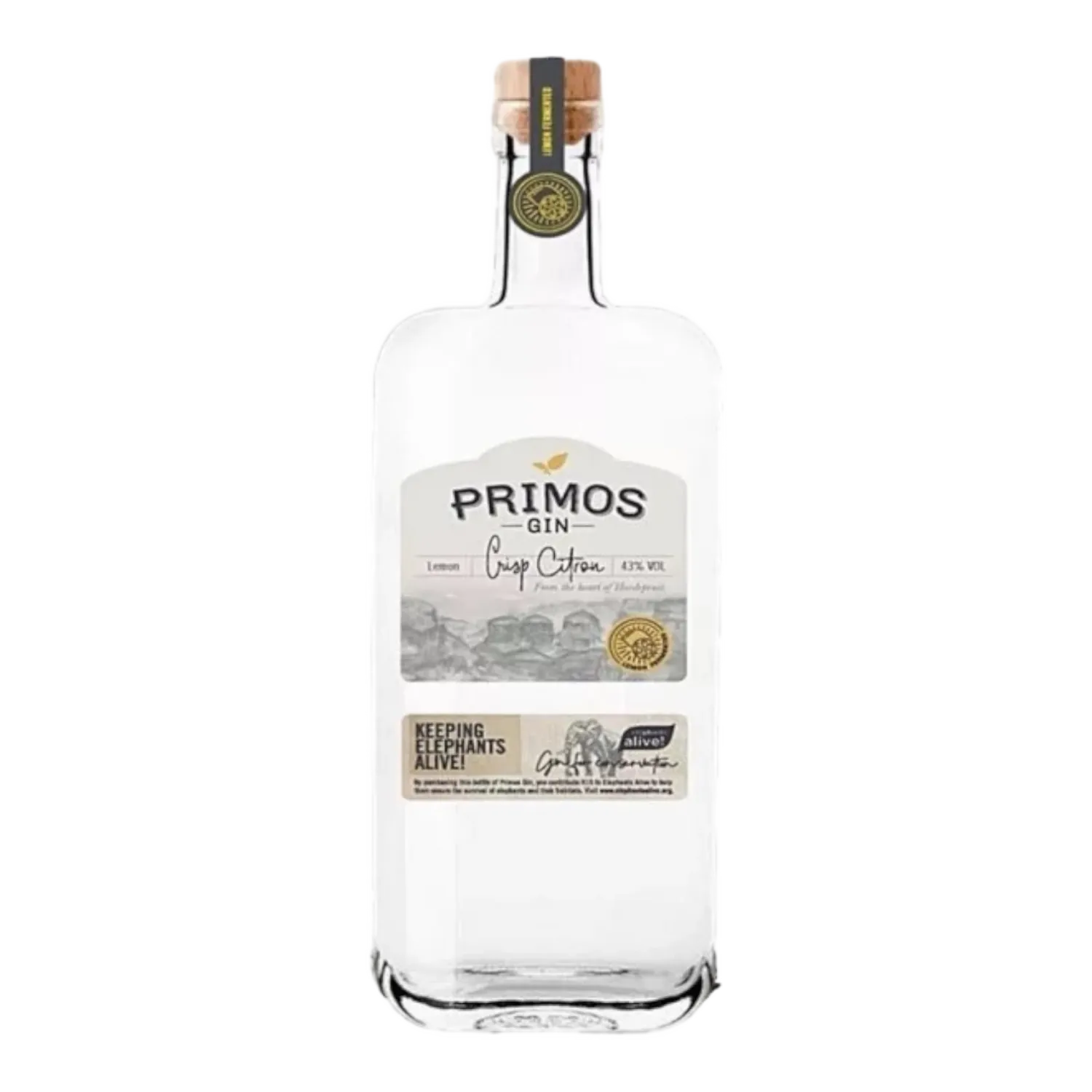 Primos Crisp Citron gin 0.7L