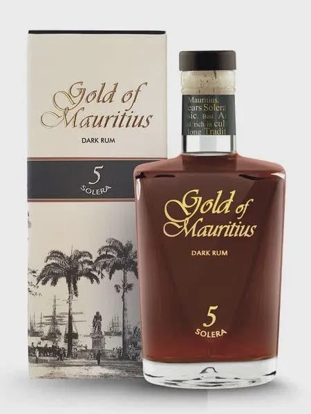 Gold of Mauritius 5 Years Solera Dark Rum 40° - 0.7L