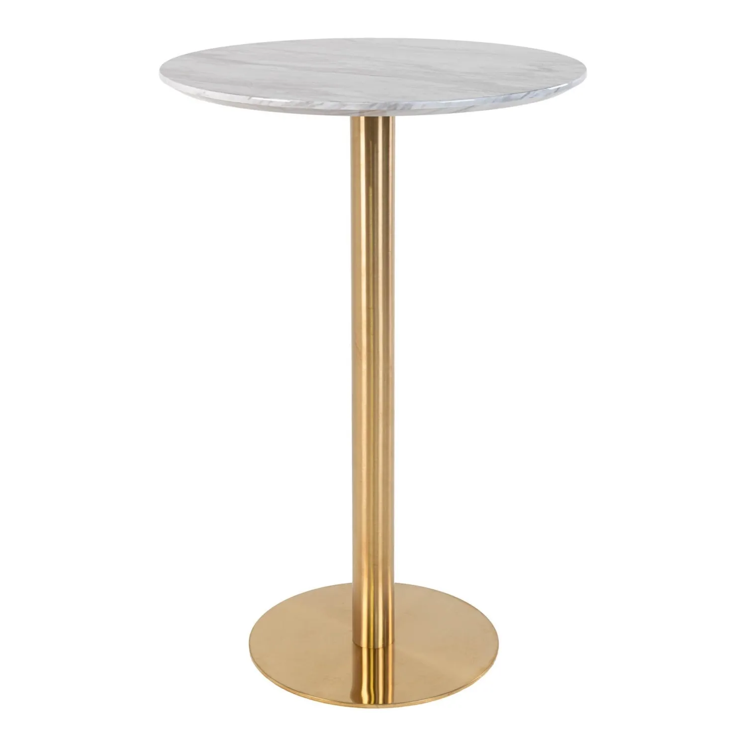 Bolzano Bar Table brass base
