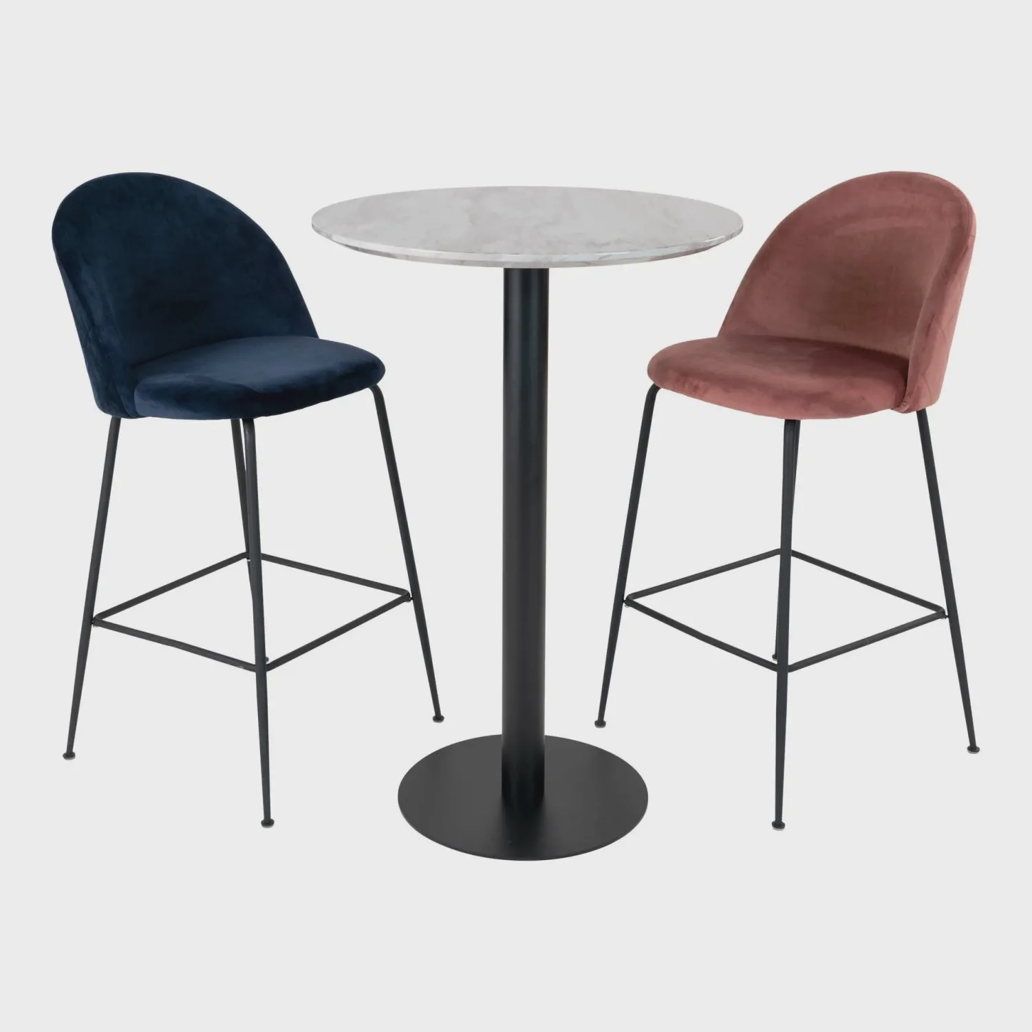Bolzano Bar Table brass base