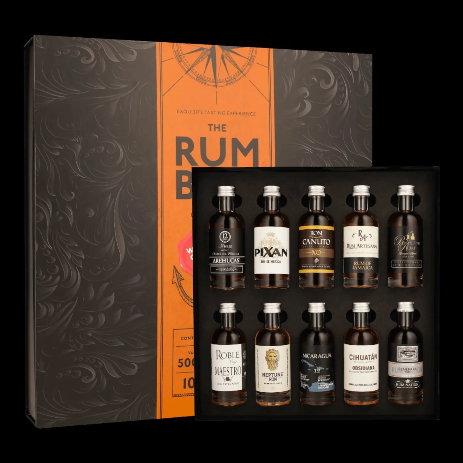 The Rum Box 10 x 5 cl 40.90° - 0.5L