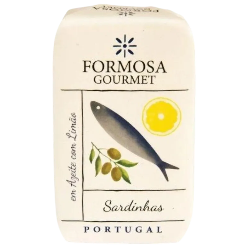 Formosa Gourmet sardines olijfolie citroen 120g