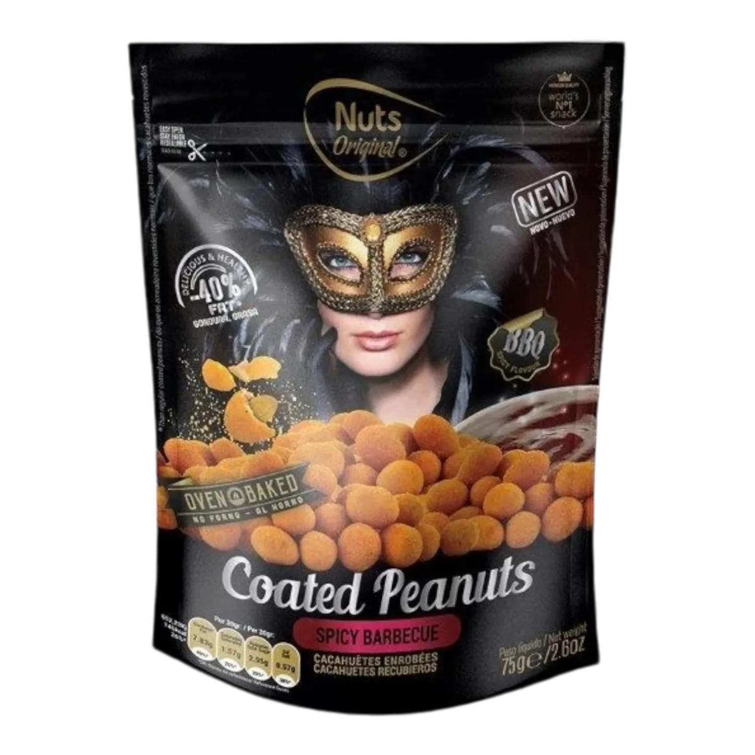 pindanoten spicy BBQ 75gr