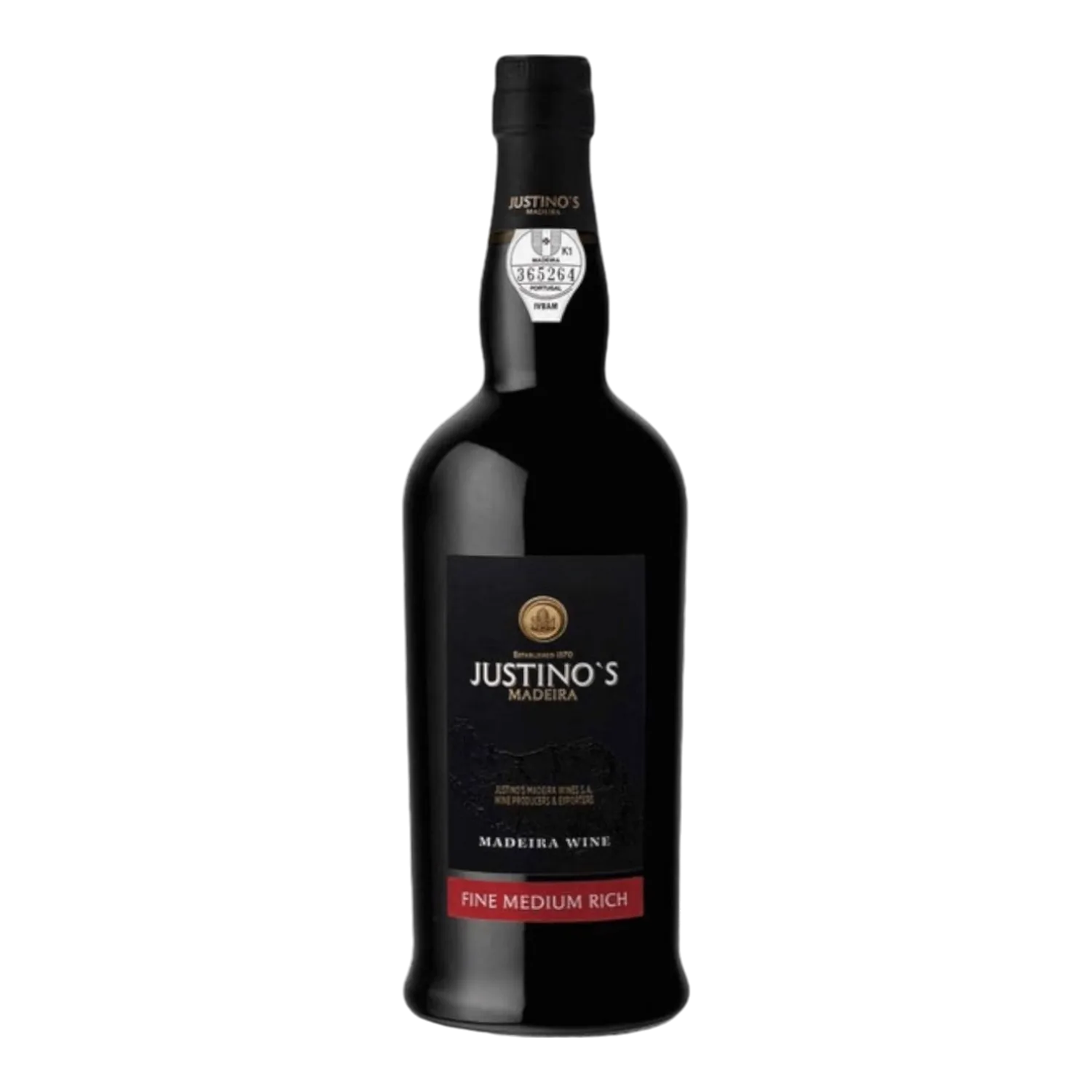 Justino&#39;s Madeira Fine Medium Rich 0.75L