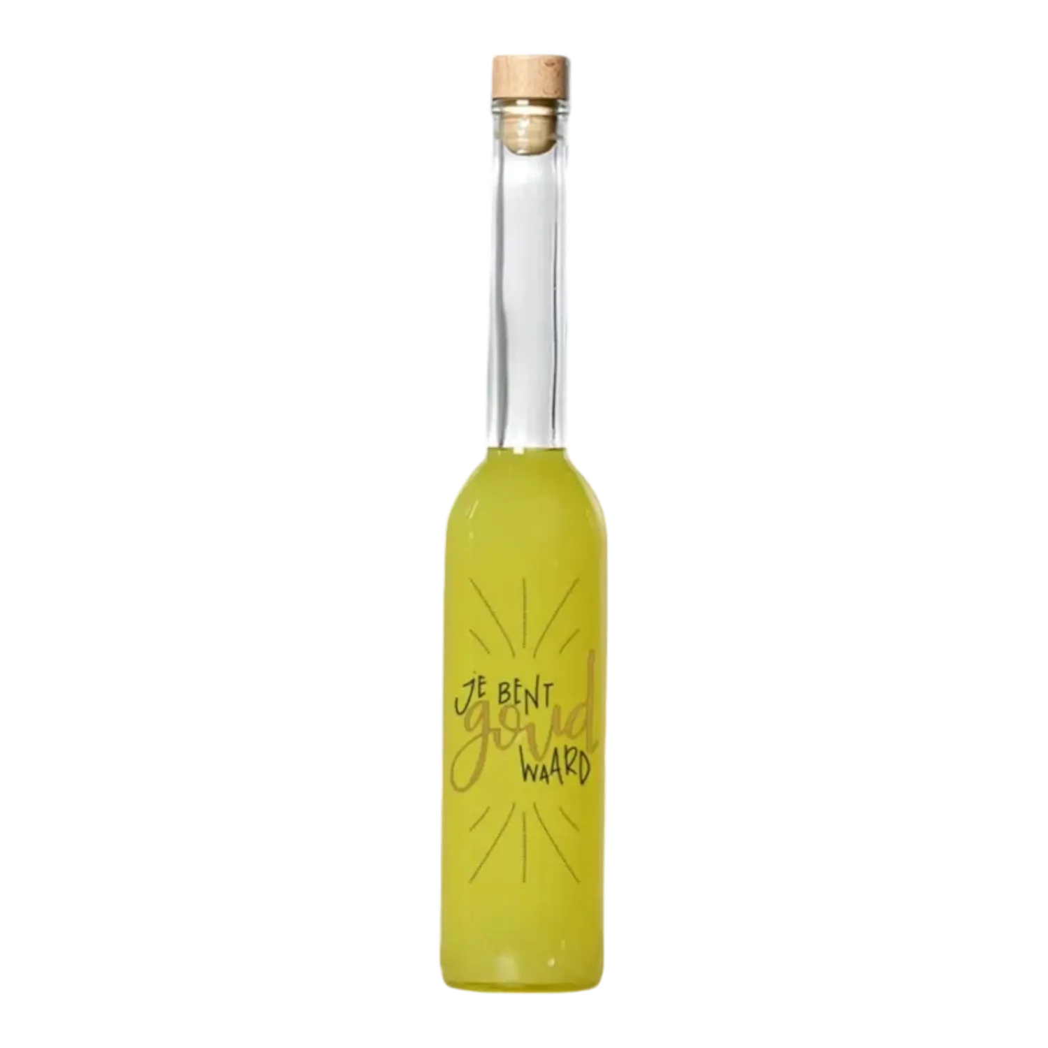 GEEL GENOT LIMONCELLO &quot; JE BENT GOUD WAARD &quot; 100 ML