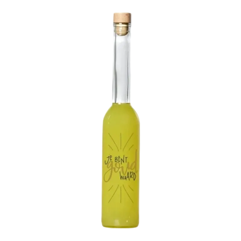 GEEL GENOT LIMONCELLO &#39; JE BENT GOUD WAARD &#39; 350 ML