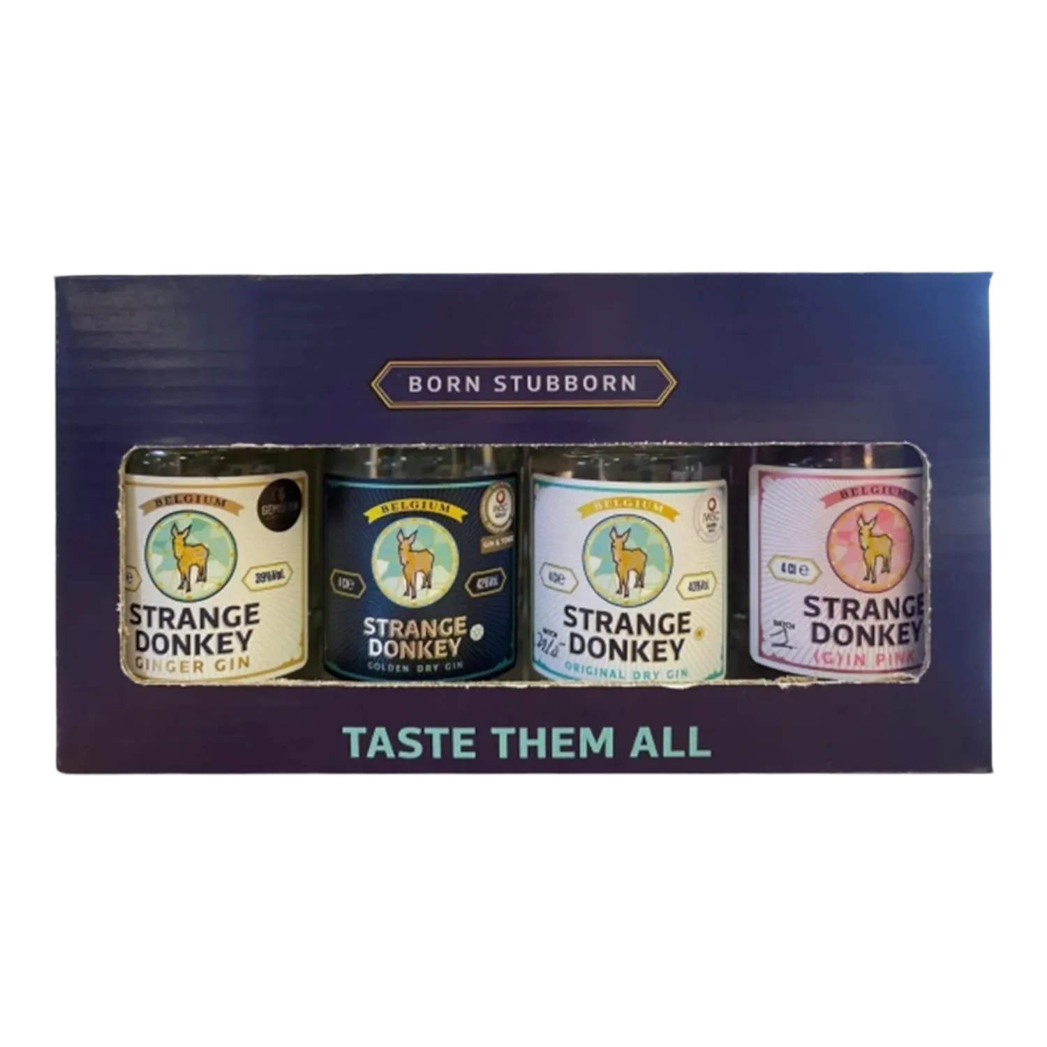 Strange Donkey Taste box 4 x 4 cl 39.63° - 0.160 L
