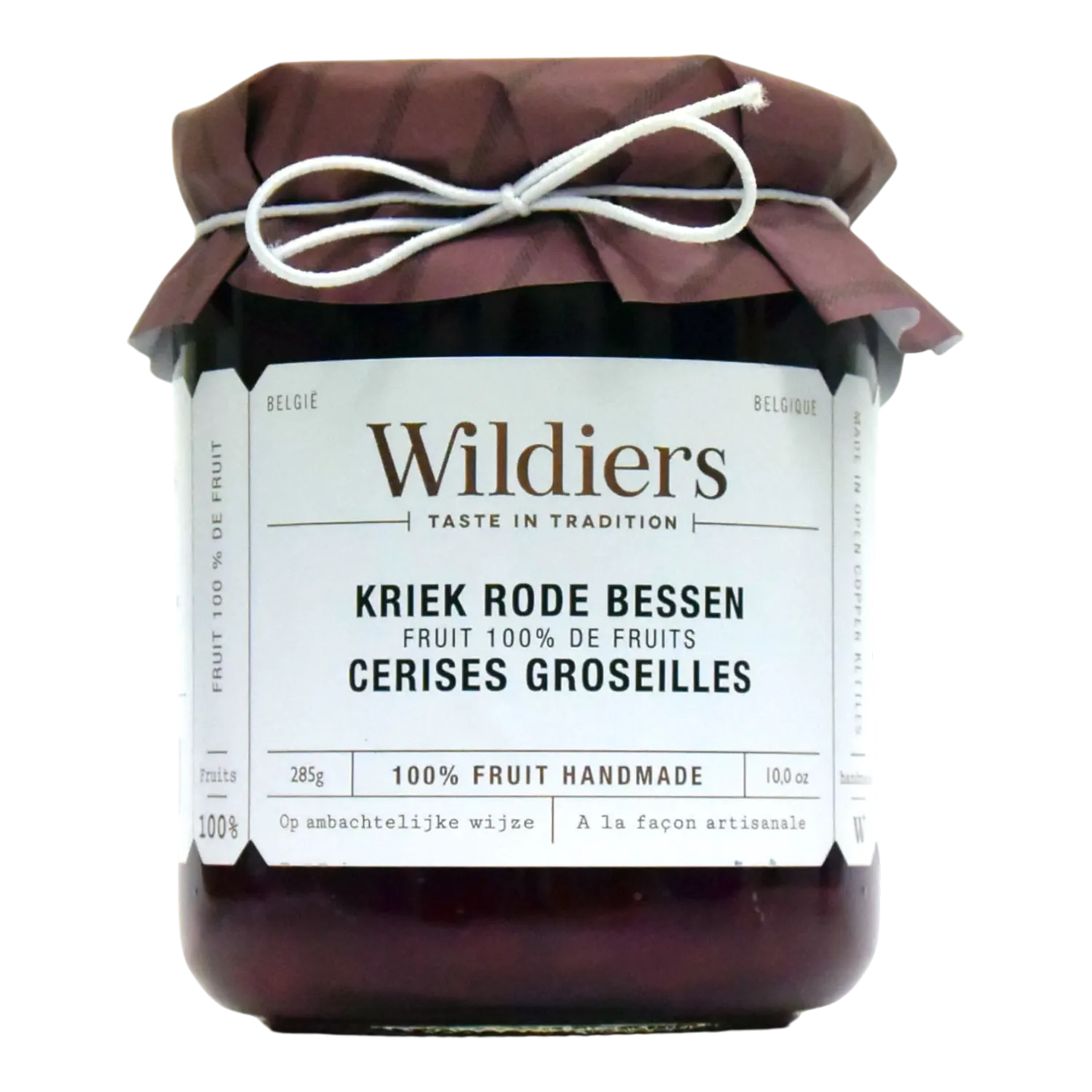 WILDIERS 100% FRUIT KRIEKEN RODE BES 285 GR
