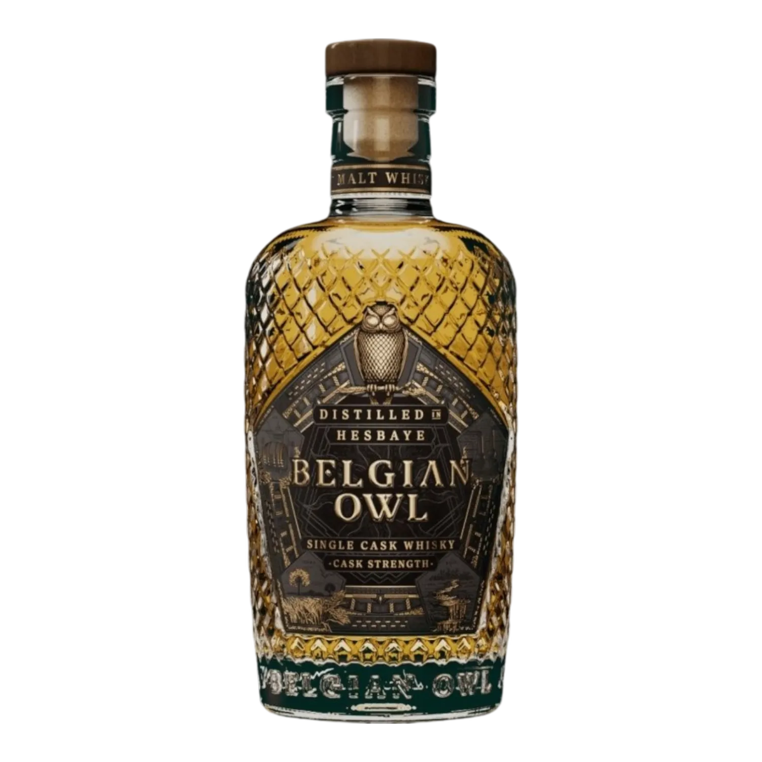 Belgian Owl Cask Strength Black Intense Whisky 69° - 0,5L