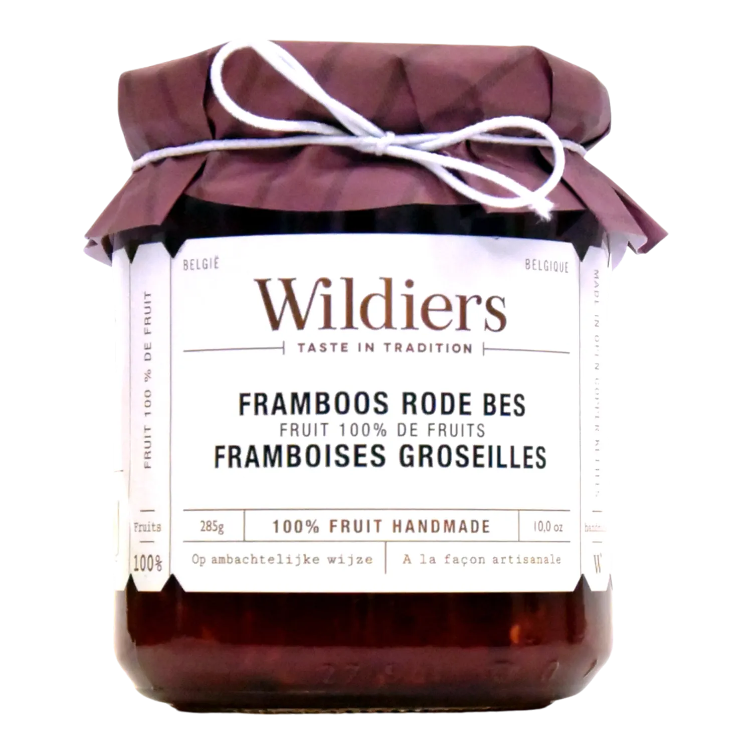 WILDIERS 100% FRUIT FRAMBOOS RODE BES 285 GR