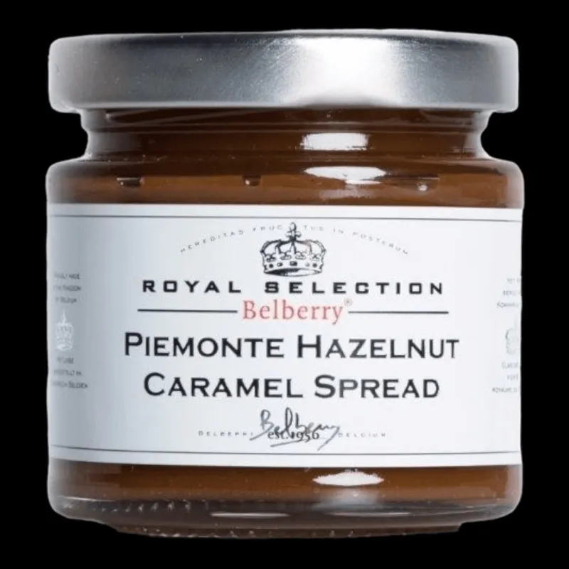 Caramel Spread Piemonte Hazelnut 135Gr Belberry