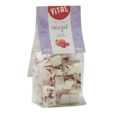 VITAL NOUGAT CRANBERRY ZAKJE 150 GR