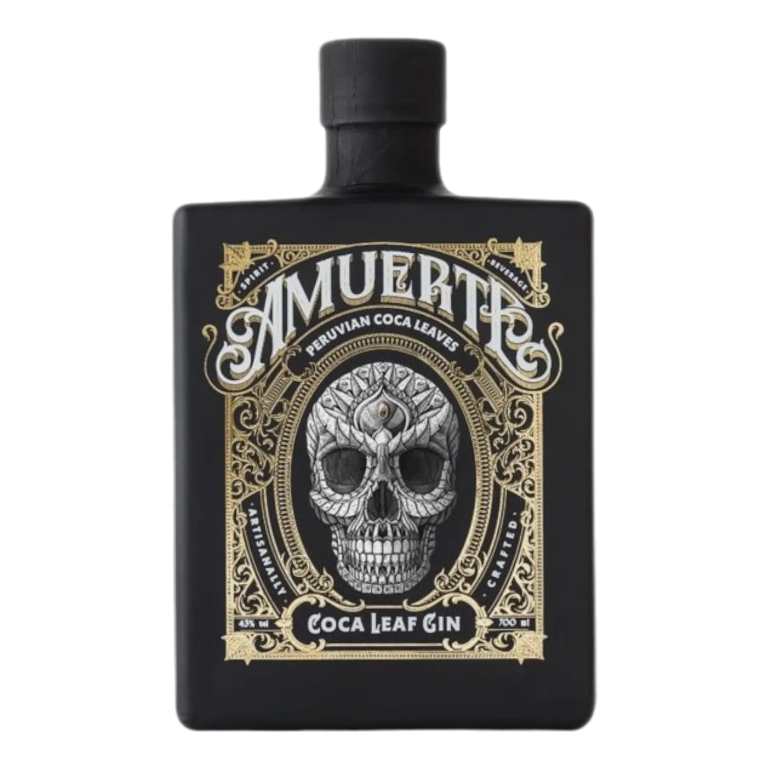 Amuerte cocoa leaf gin black edition 43° - 0.7L