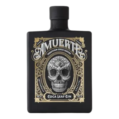 Amuerte cocoa leaf gin black edition 43° - 0.7L