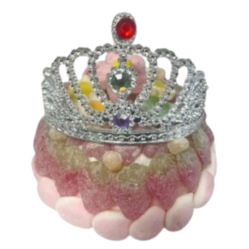 SNOEPTAART AXELLE 15CM - BOLLETJE MET KROONTJE