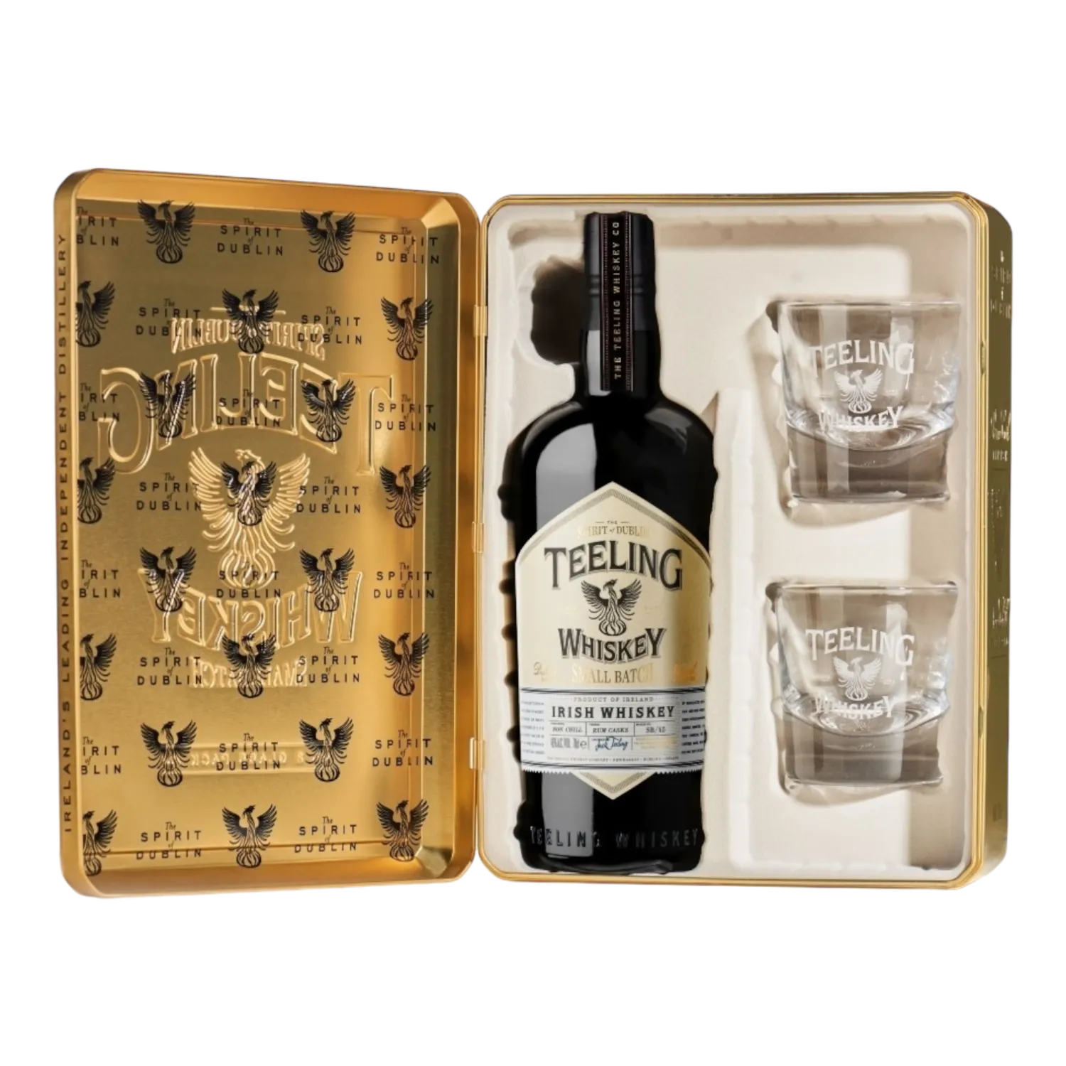 Teeling Small Batch Gold Métal Box + 2 Verres 46° - 0,7L