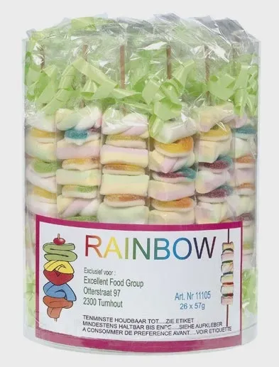 SAVAT RAINBOW KEBAB BROCHETTE TUBO 53 GR 1 STUK