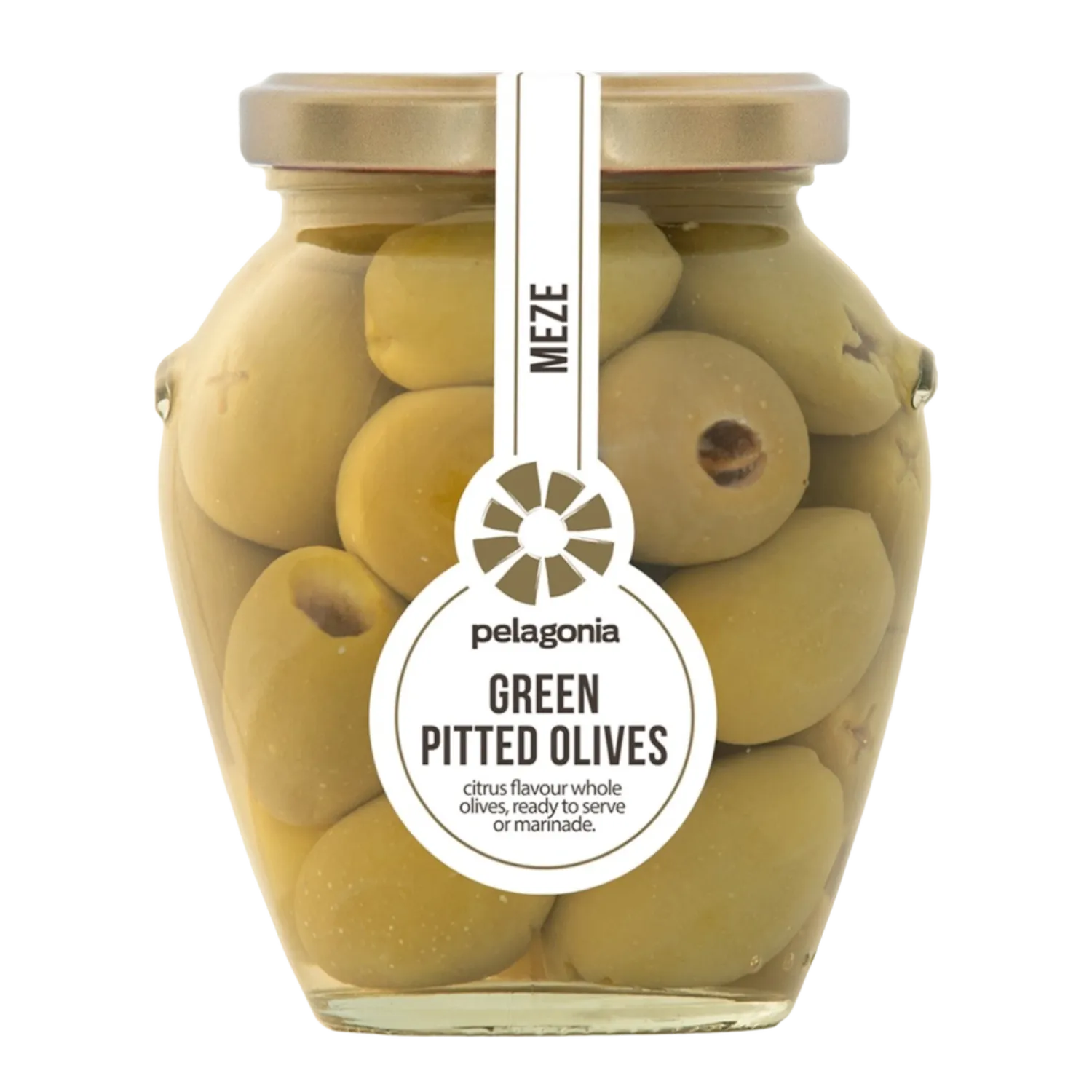 Pelagonia Olijven Groen Ontpit 300g