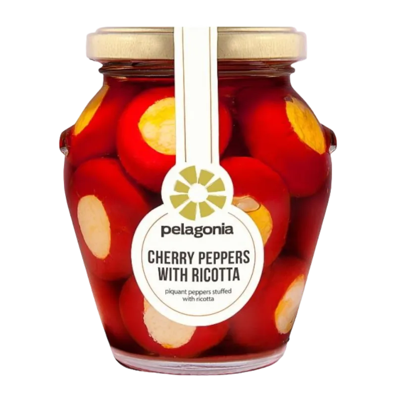 Pelagonia Cherry Peppers With Ricotta 280g