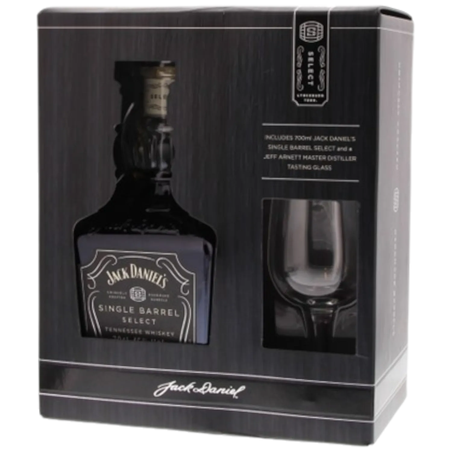 jack daniel&#39;s Single Barrel + Glas 45° - 0,7L