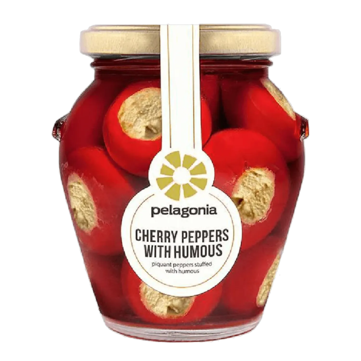 Pelagonia Cherry Peppers With Humous 280g