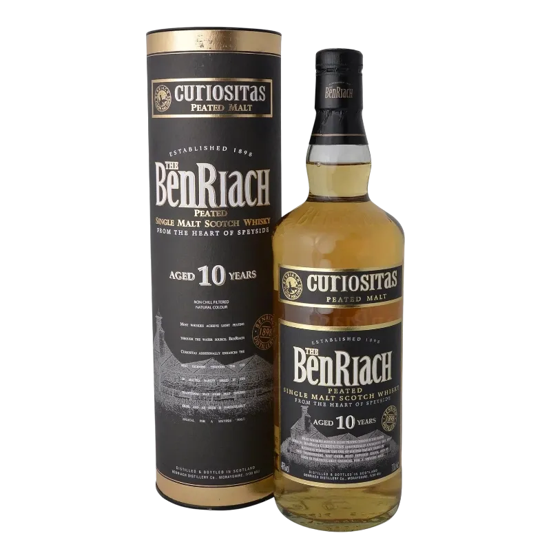 Whisky The Benriach Peated 10Y Curiositas – 46° – 0,7L