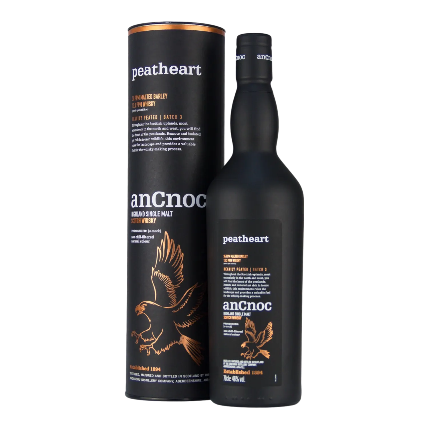 AnCnoc Peatheart 46° - 0,7L