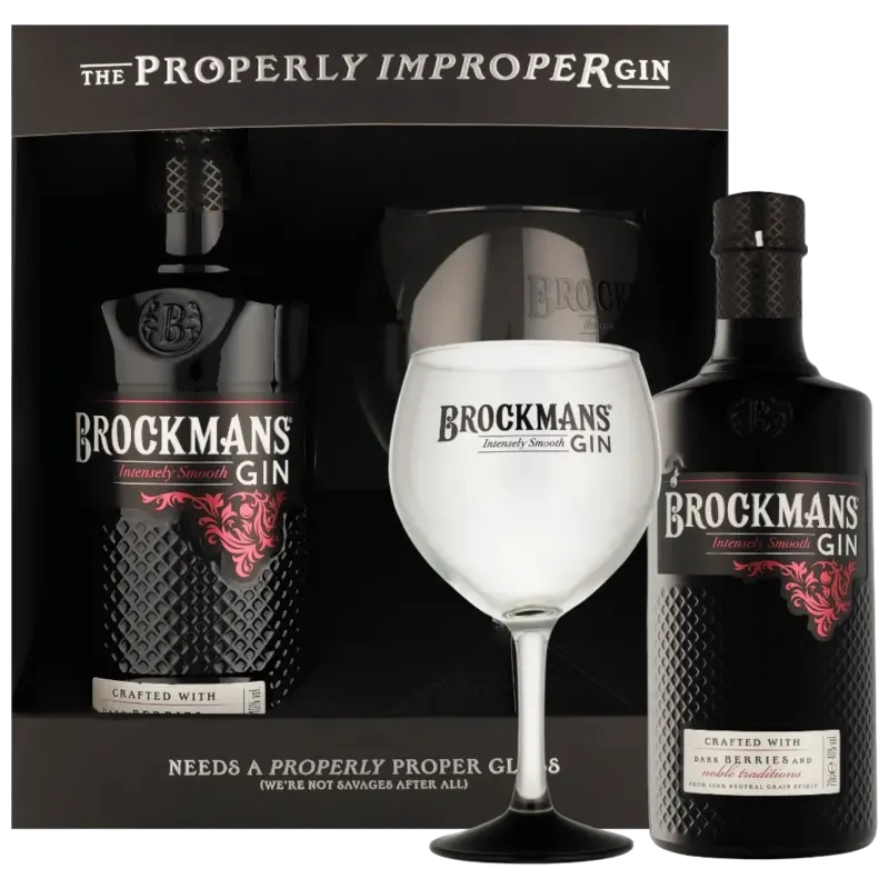 Brockmans Gin + Glas 40° - 0,7L