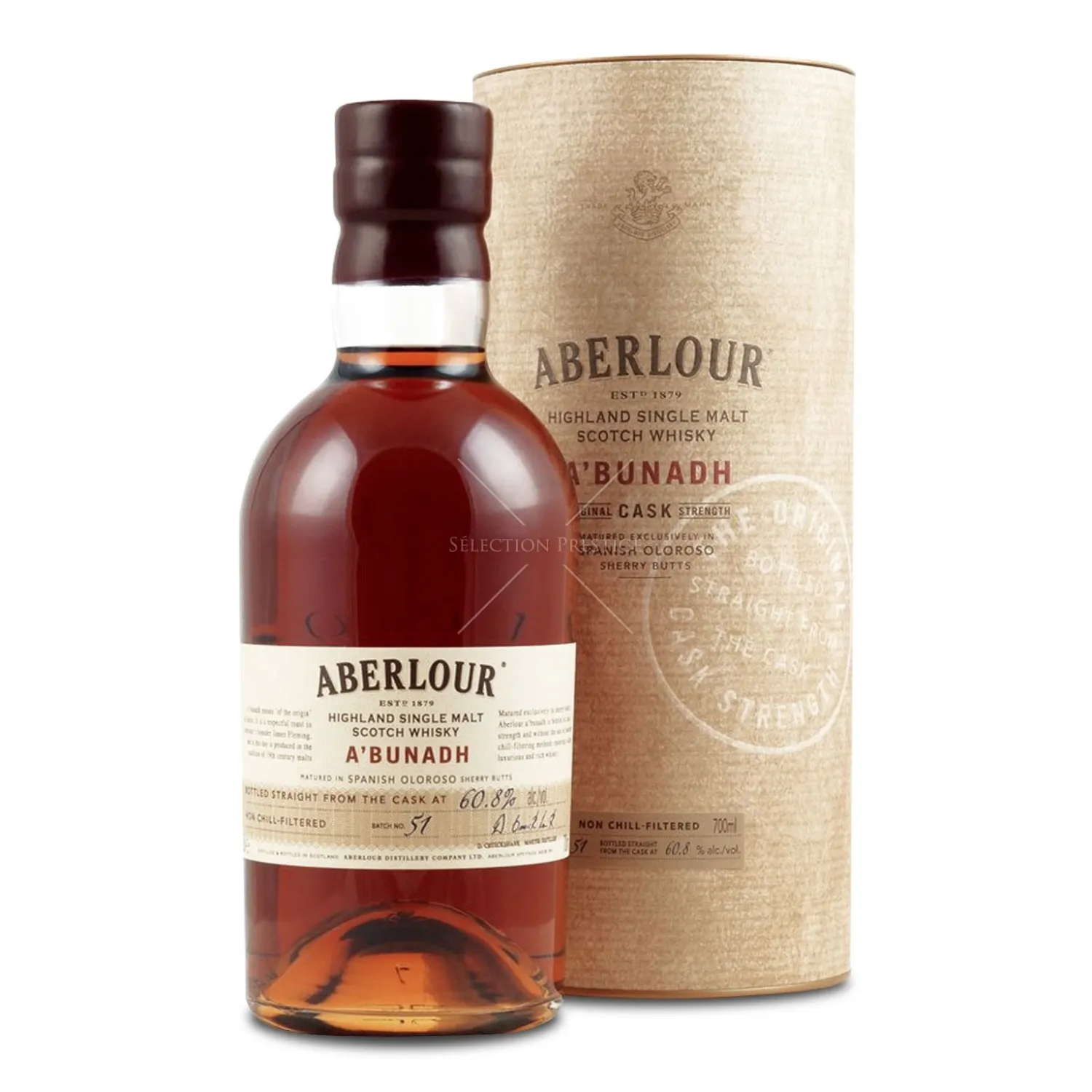 Whisky Aberlour A Bunadh 60.90° - 0.7L