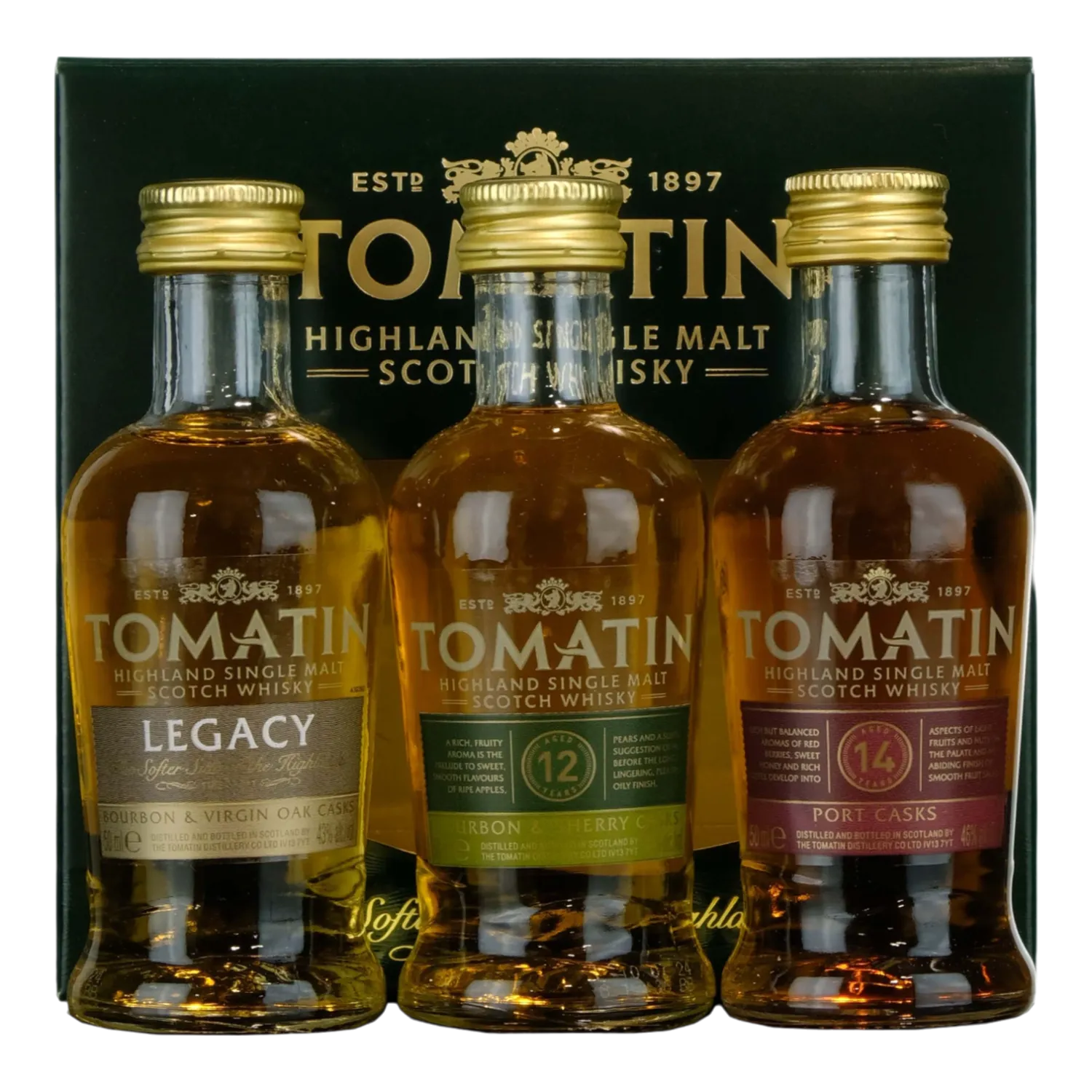 Tomatin Triple &quot;12y-Legacy-14y&quot; (3x5cl)