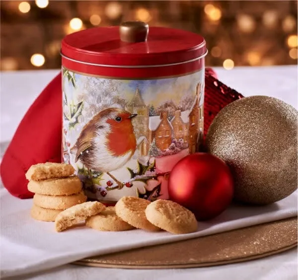 Grandma Wilds Biscuits besneeuwd roodborstje 300g