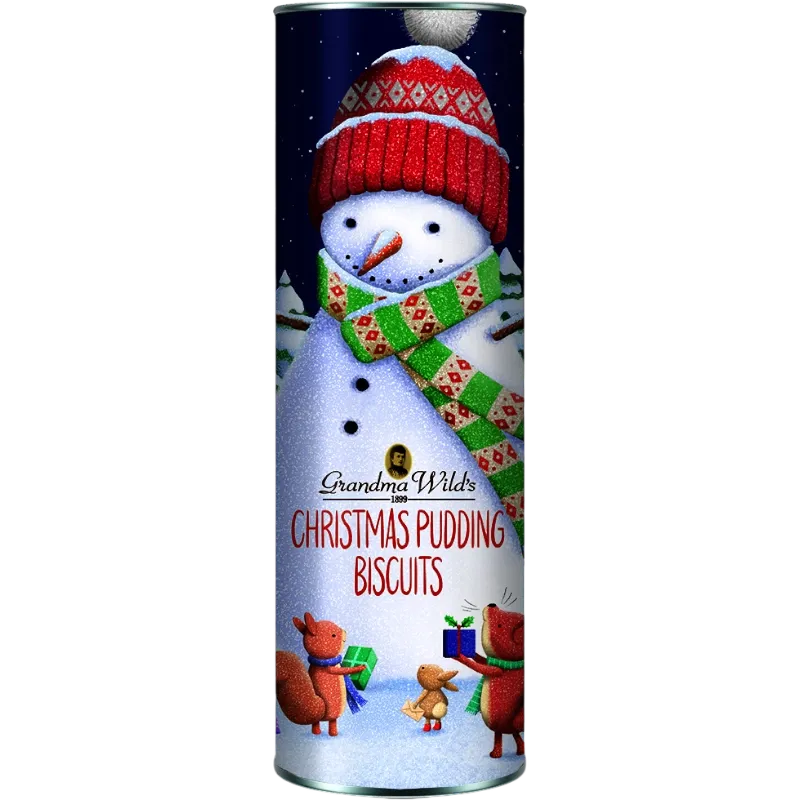 SNOWMAN AND WOODLAND FRIENDS GIANT TUBE 200GR