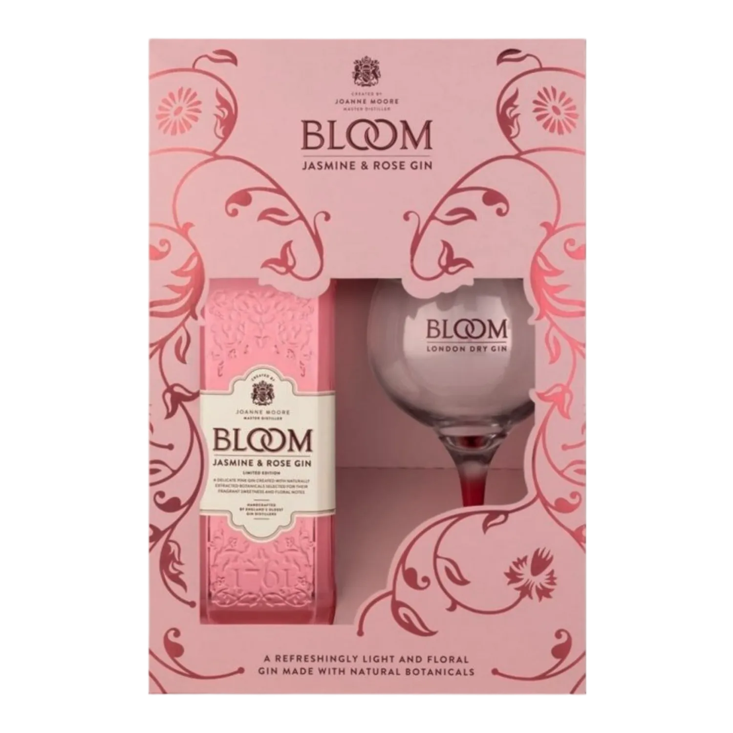 Bloom Jasmine &amp; Rose + Verre 40° - 0.7L
