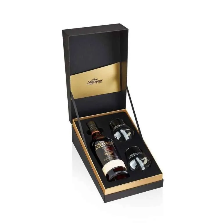 Zacapa Centenario 23 jaar koffer + 2 glazen